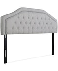 Light Grey Adjustable King/California King Headboard R27592