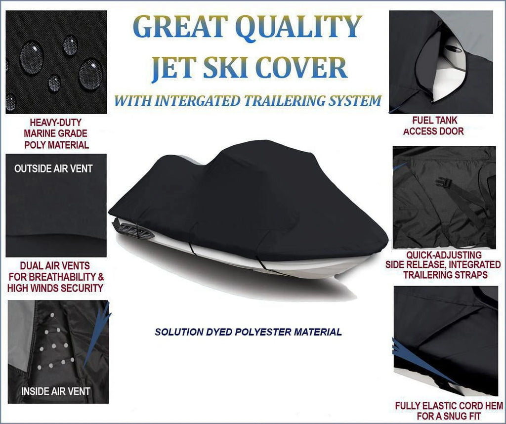 Black 600D Jet Ski Cover A20070