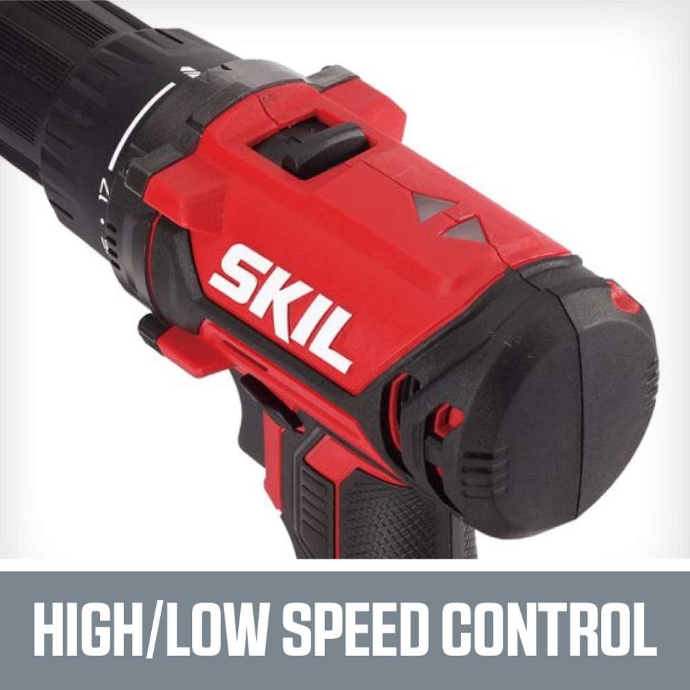 20V Cordless Drill Driver and Impact Driver Kit with 2.0Ah Battery and Charger J219