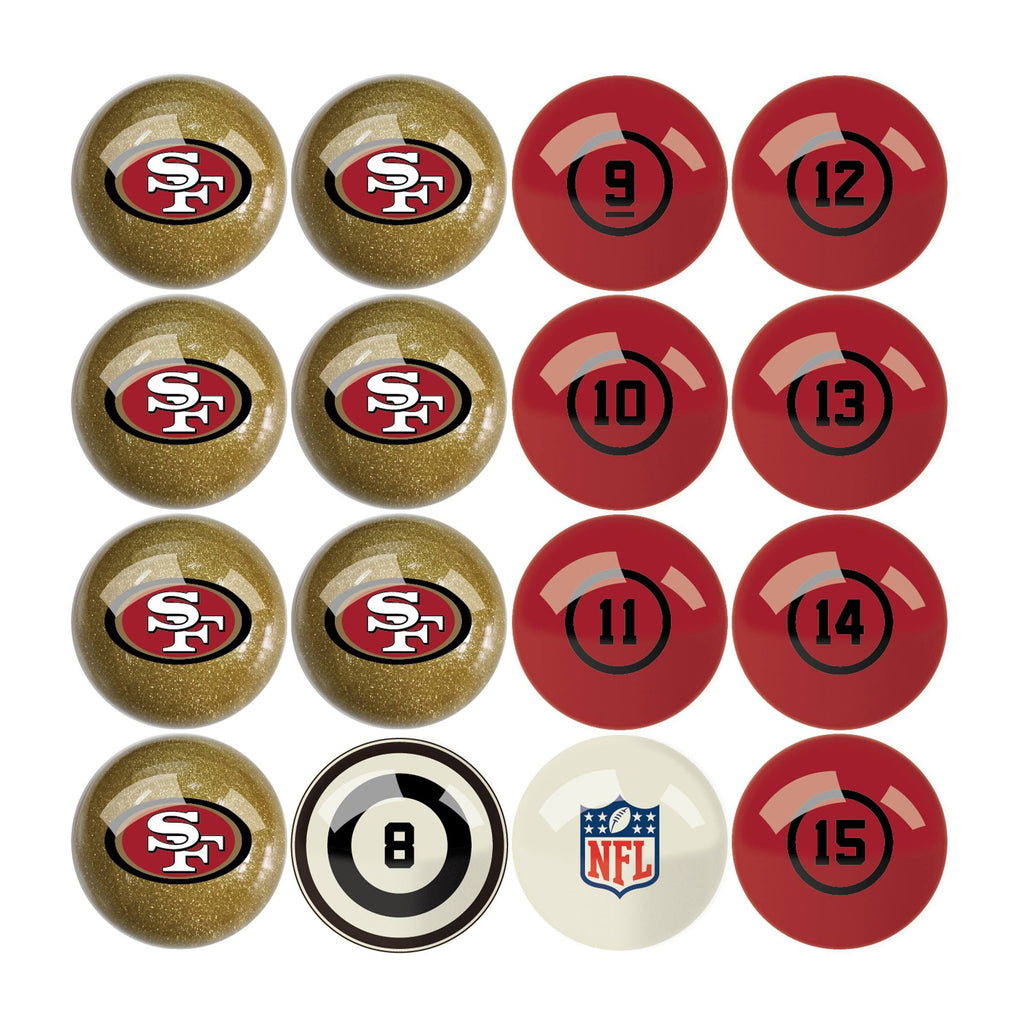 Seattle Seahawks Billiard Ball Set with Numbers S901