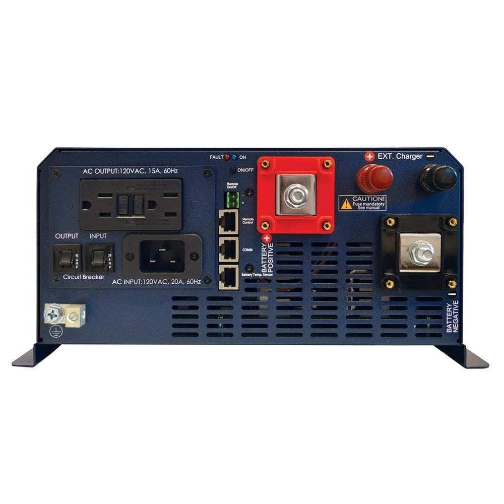 1200W 120V Pure Sine Wave Inverter-Charger 24V Input 40 Amp Charger R633445