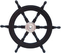 Decorative Wood and Brass Ship Wheel 24 Pack of 2 U514495