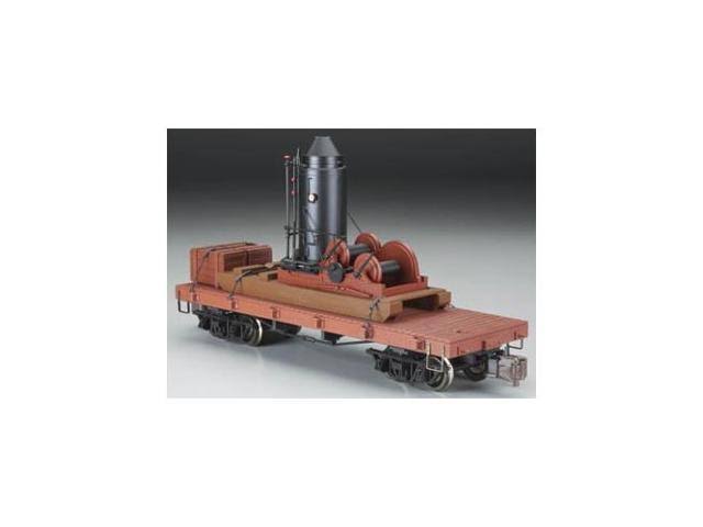 Log Skidder with Crates on 20ft Log Car X4305