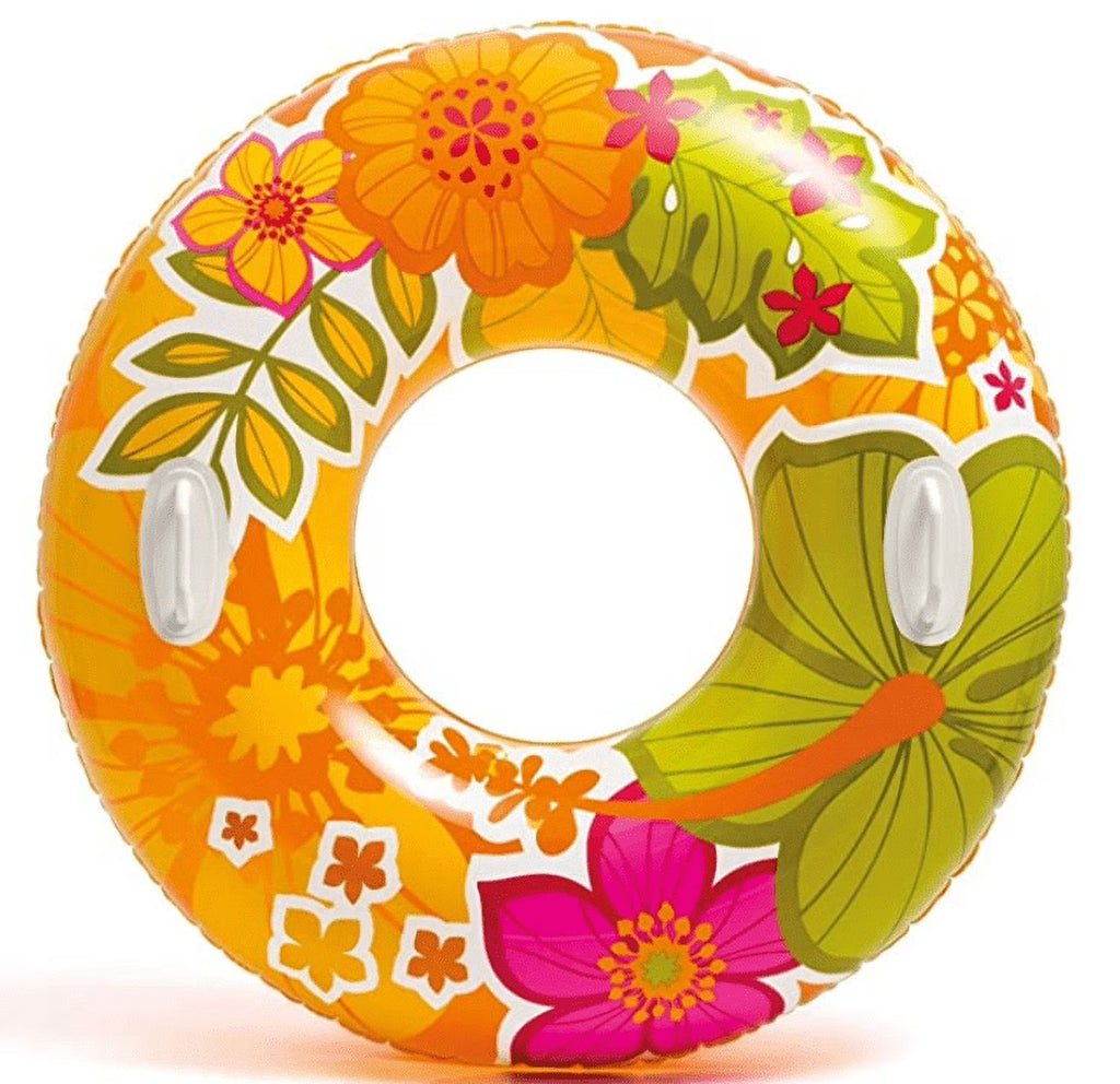 Inflatable Tropical Flower Tube Raft Q740143