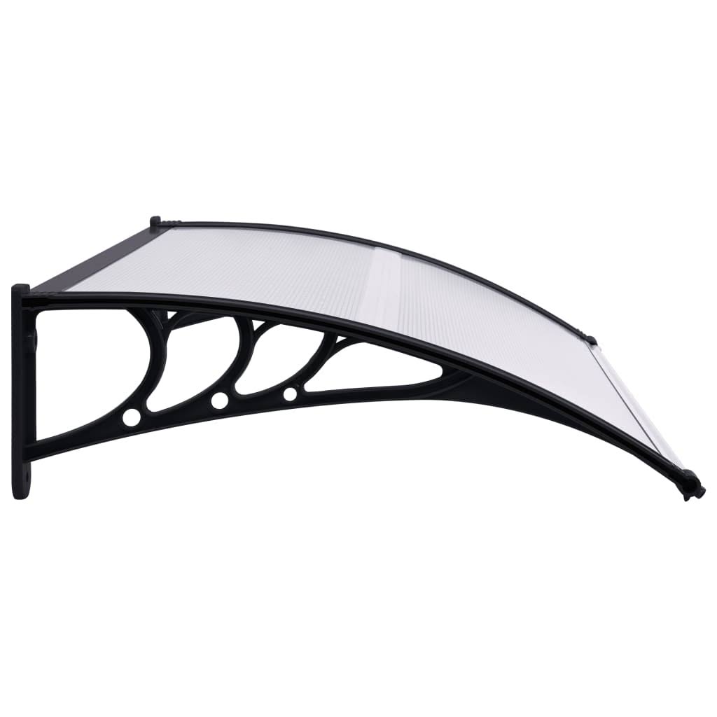 Gray Transparent Door Canopy C418