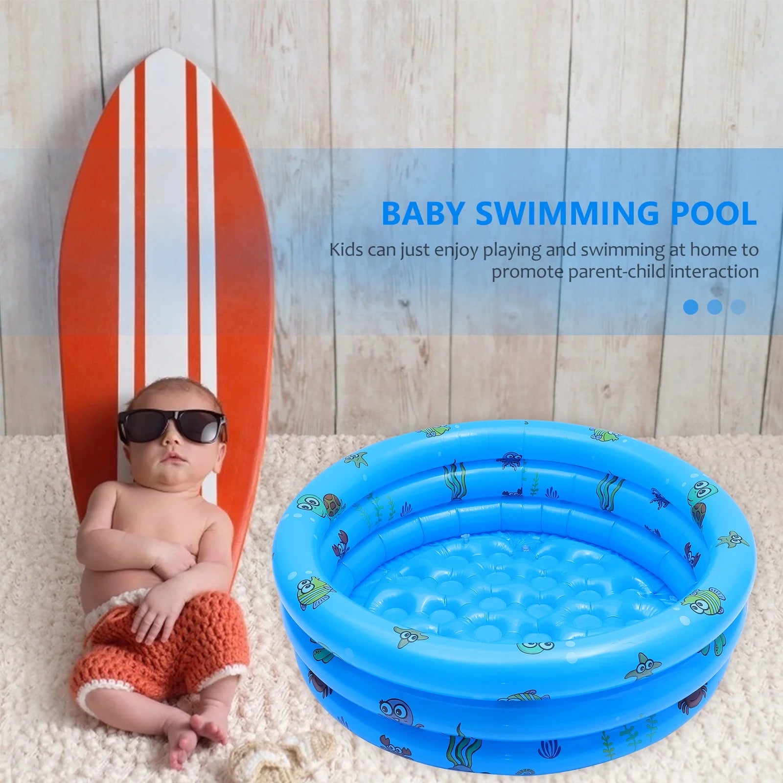 Inflatable Swimming Pool Toys Baby Pool Bathtub Toy Round Swimming Pool V2539