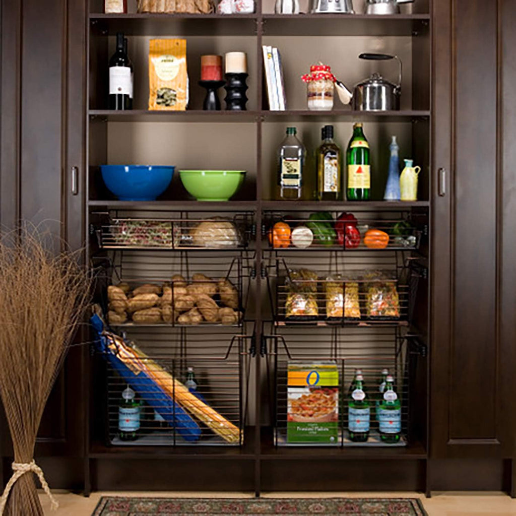 Bronze Wire Pullout Storage Basket for Cabinet U700