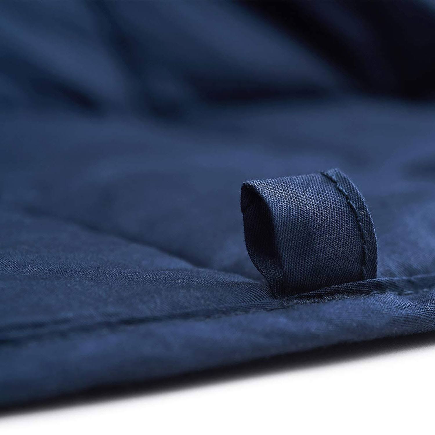 Navy Cotton 25 Pound Weighted Blanket W100704