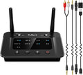 Bluetooth 5.0 Transmitter Receiver Audio Adapter with Optical RCA AUX 3.5mm O46886
