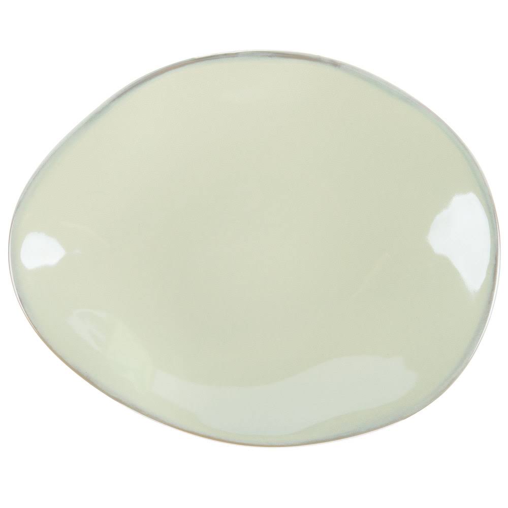 12 in. Vitrified China Ellipse Plate F170