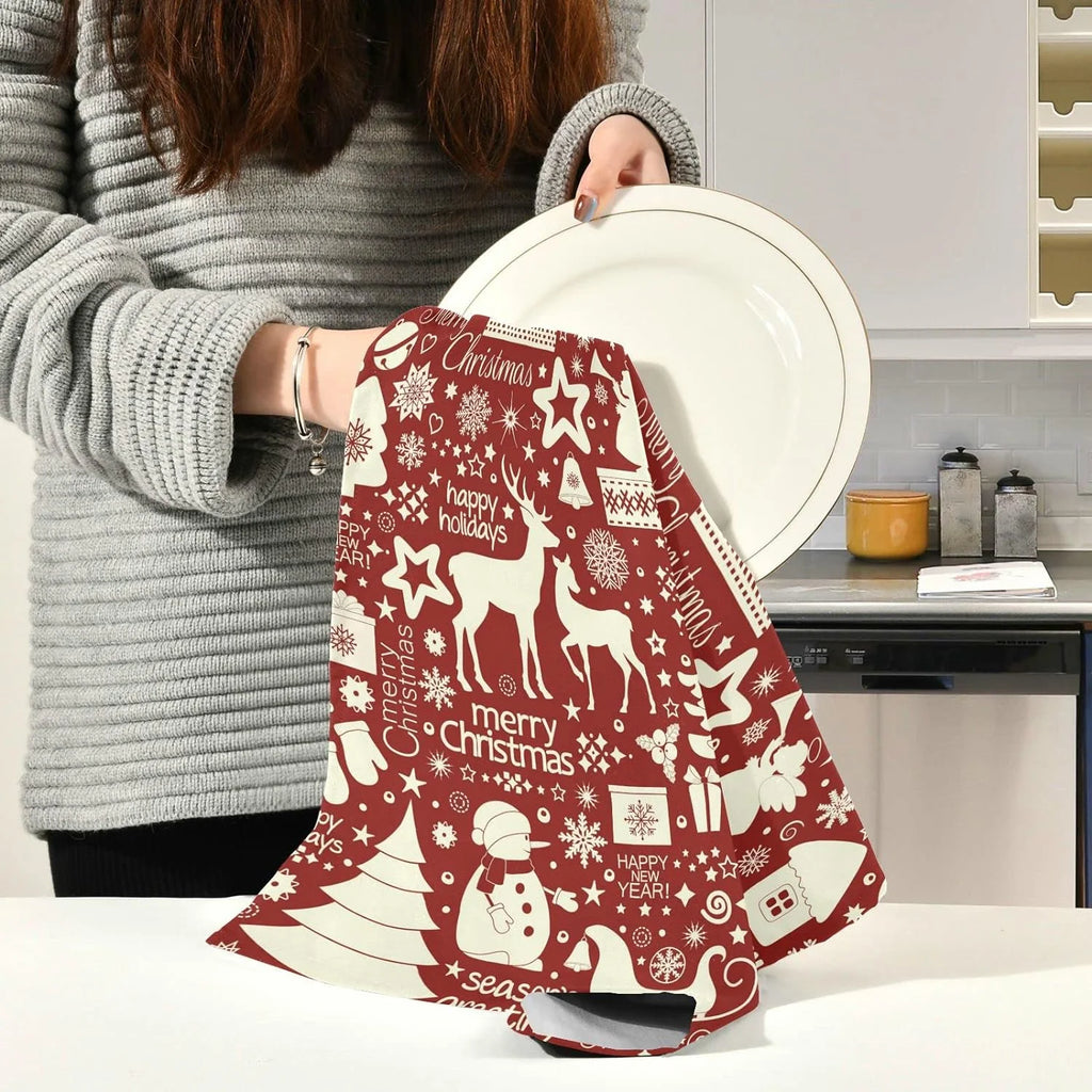 6Pcs Kitchen Dish Towel Set Y268703