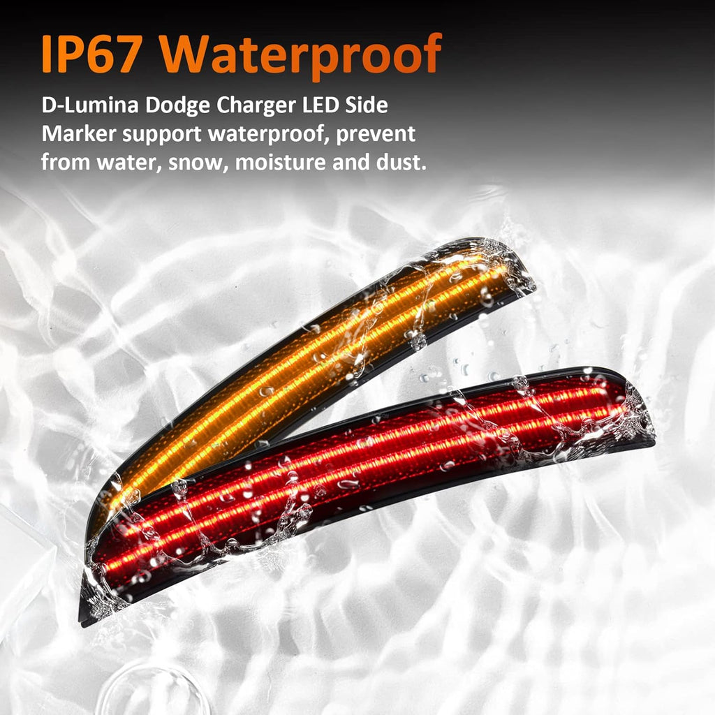 Smoke Lens LED Side Marker Light Kit, Pack of 4 D29820