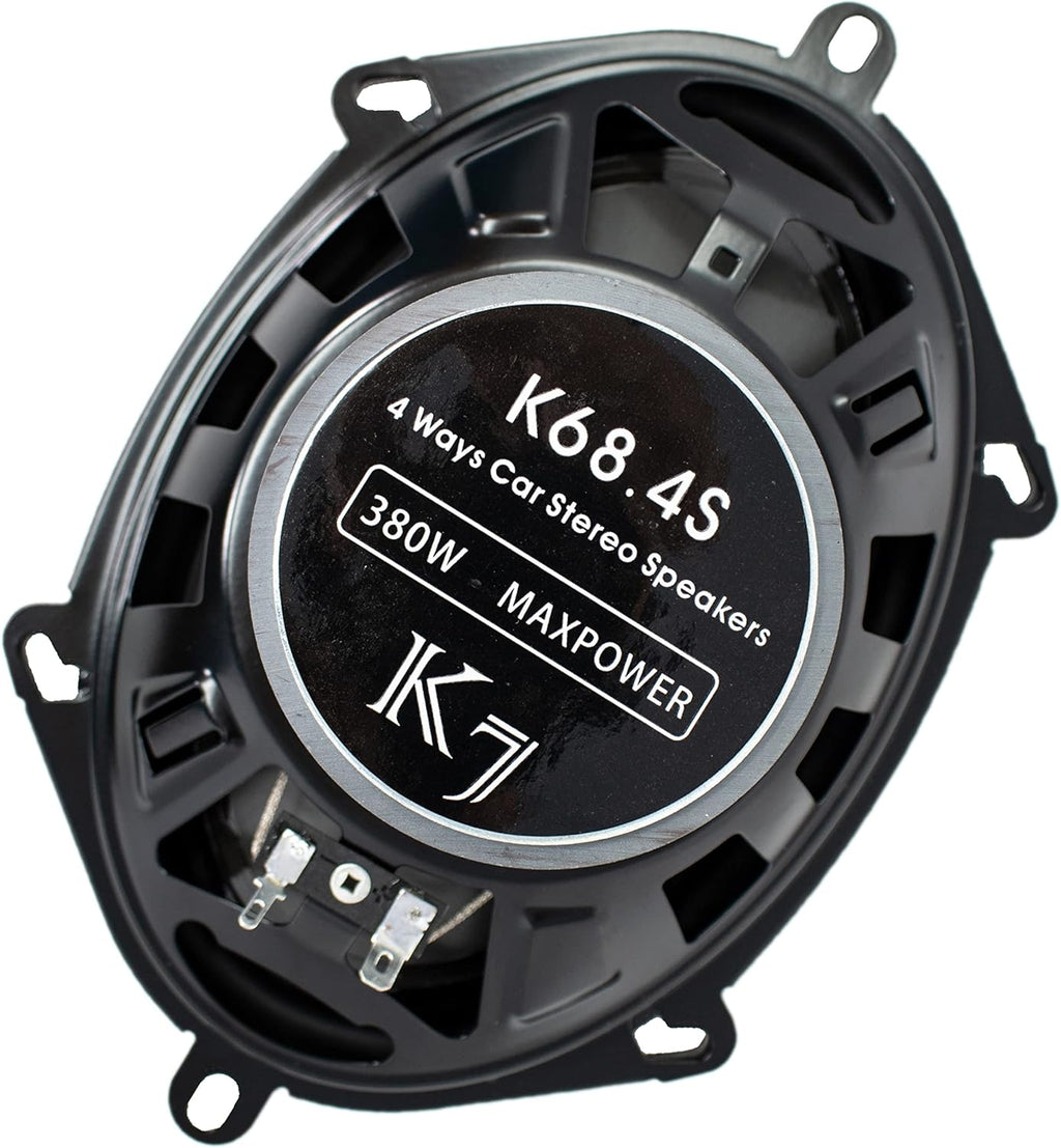 4-Way 380 Watts Coaxial Car Speakers 4 Ohm (4 Speakers) N11896