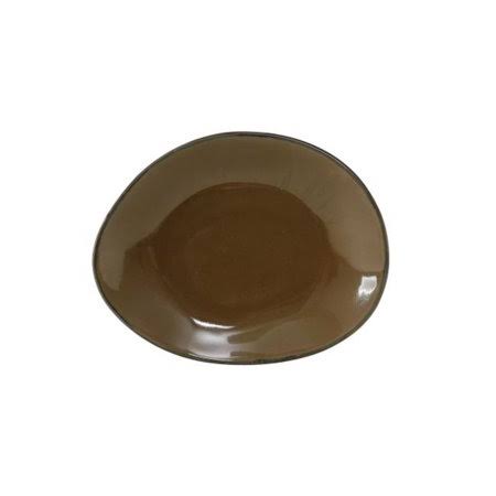 12 in. Vitrified China Ellipse Plate F170
