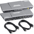 HDMI 4K@60Hz 2x1 KVM Switch with 2 Pcs 5ft KVM Cables (Black) C4635