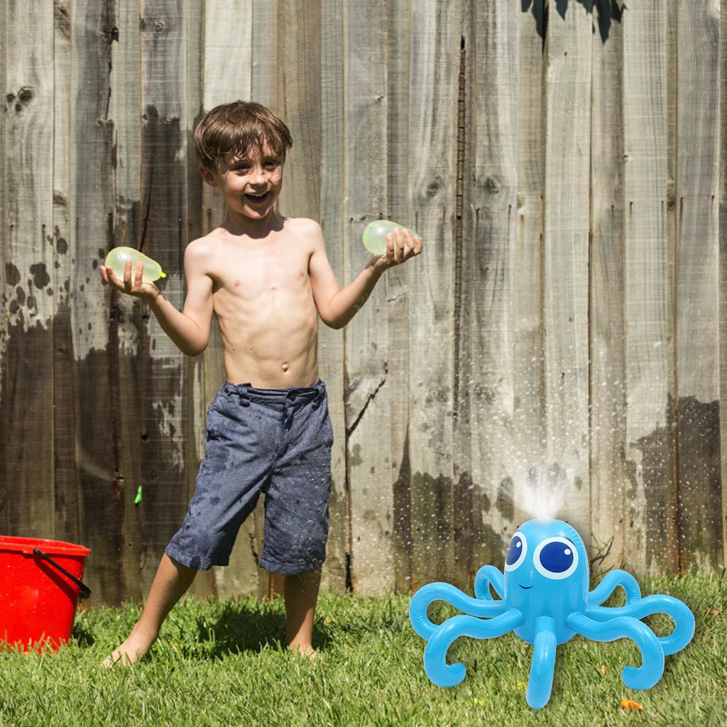 Inflatable Octopus Toy Water Park Sprinkler Plaything Children’s Toys Animal Summer Z234