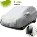 Car Cover SUV Cover 5 Layer Waterproof Windproof Dustproof Pack of 2 G739