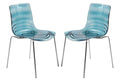 Modern Plastic Dining Chair, Set of 2 A41963