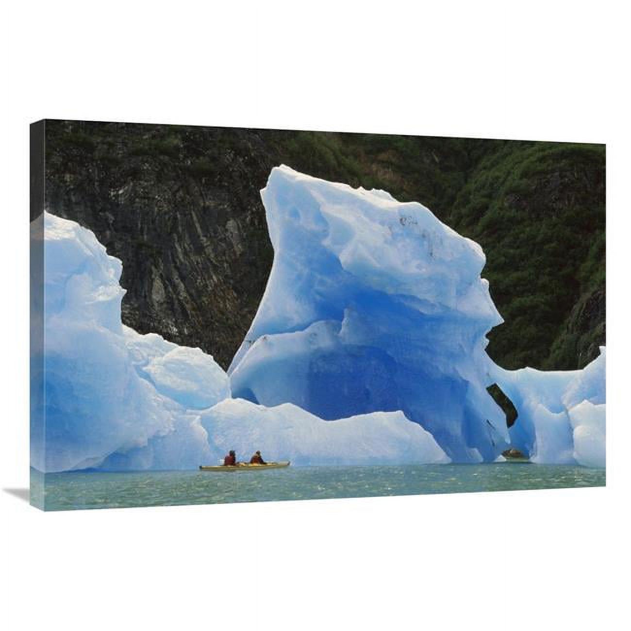 24 x 36 in. Sea Kayaking with Icebergs Art Print F325667