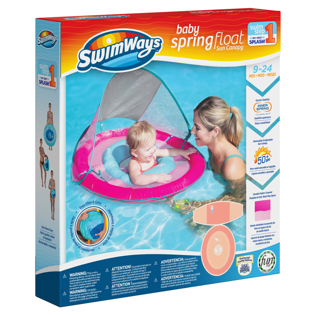 Pink Mermaid Unicorn Baby Spring Float W751604