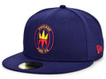 Navy Chicago Fire Fitted Hat P21036