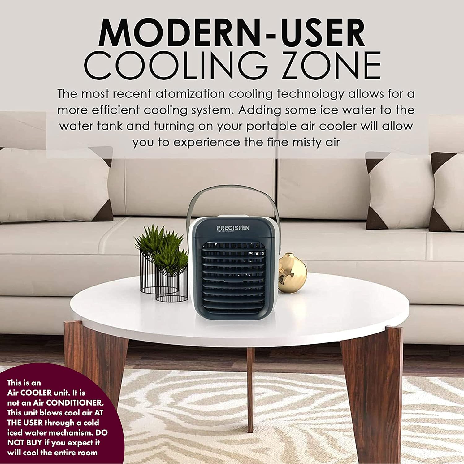 Portable Air Cooler with Large Capacity Water Tank B48315