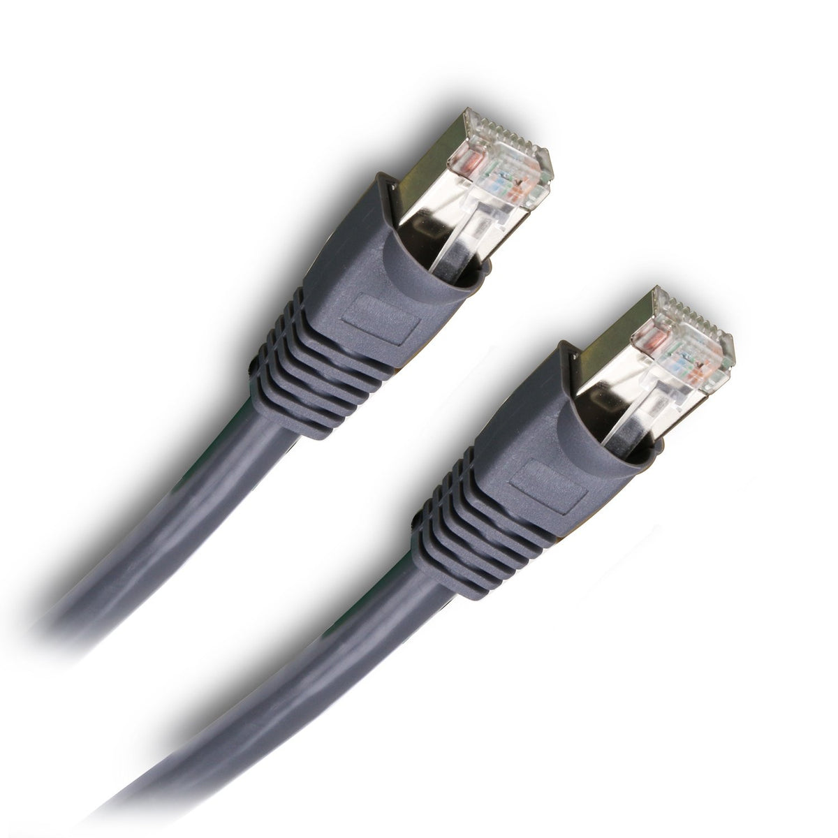 Solid Shielded Cat6 Cable with RJ45 Plug Connector (400FT) E378090