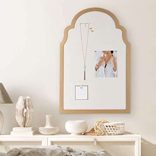 Gold Framed Fabric Pinboard 24 x 36 W430787