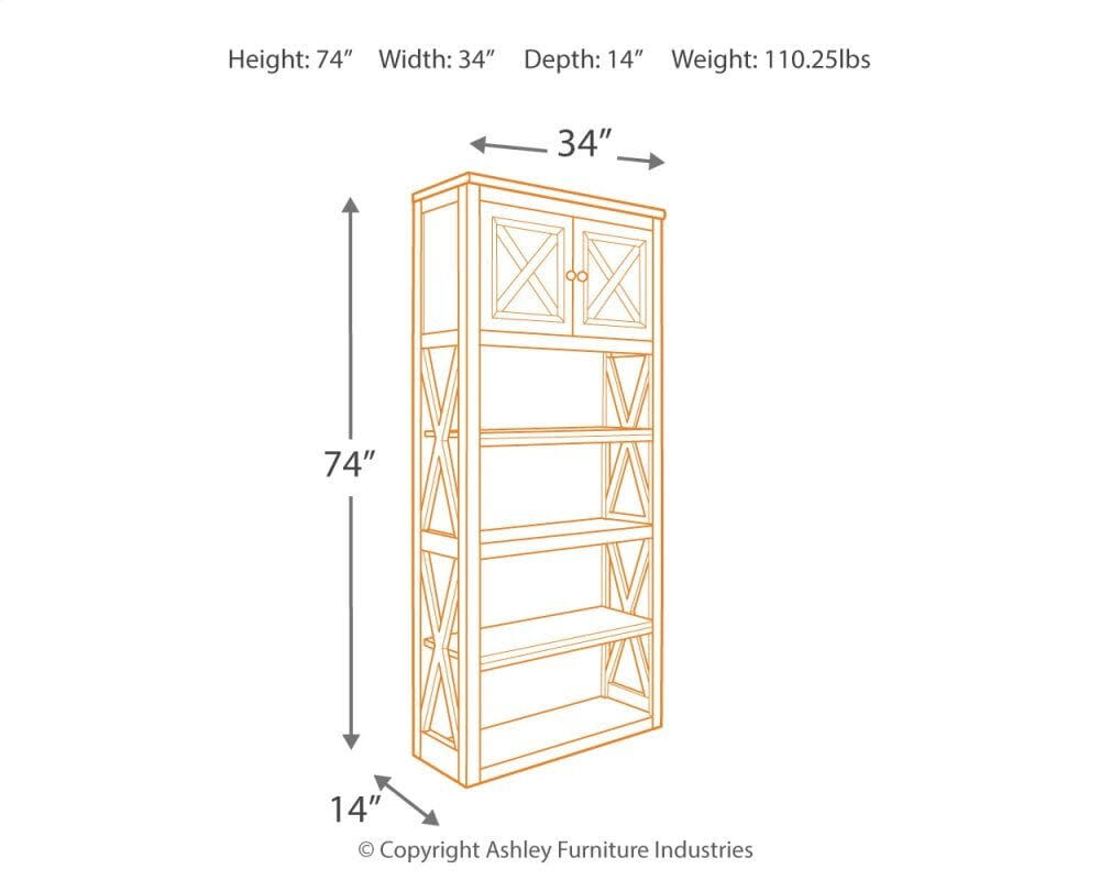 Black Large Bookcase I420637