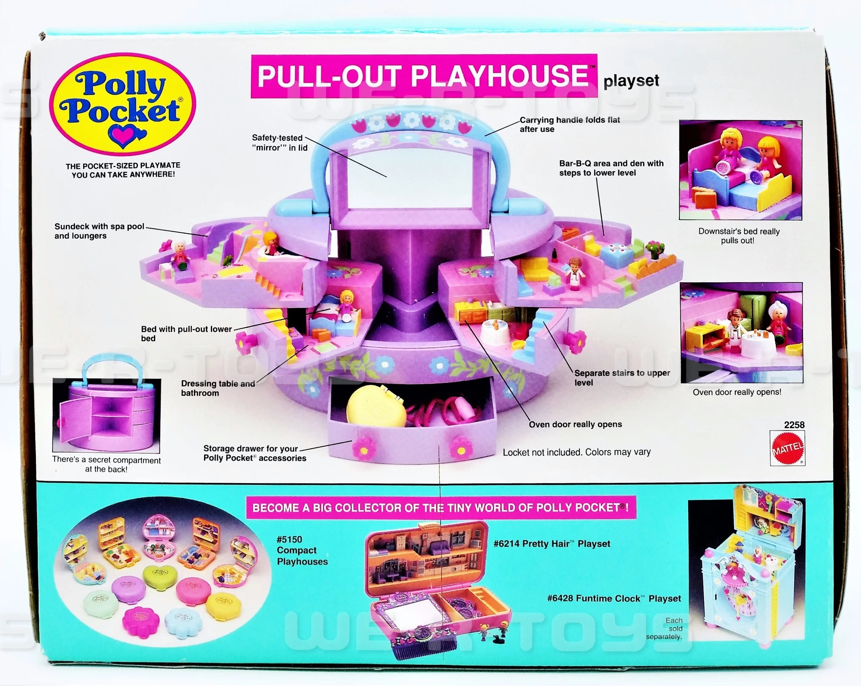 Polly Pocket Pull - Out Playhouse Playset N609787