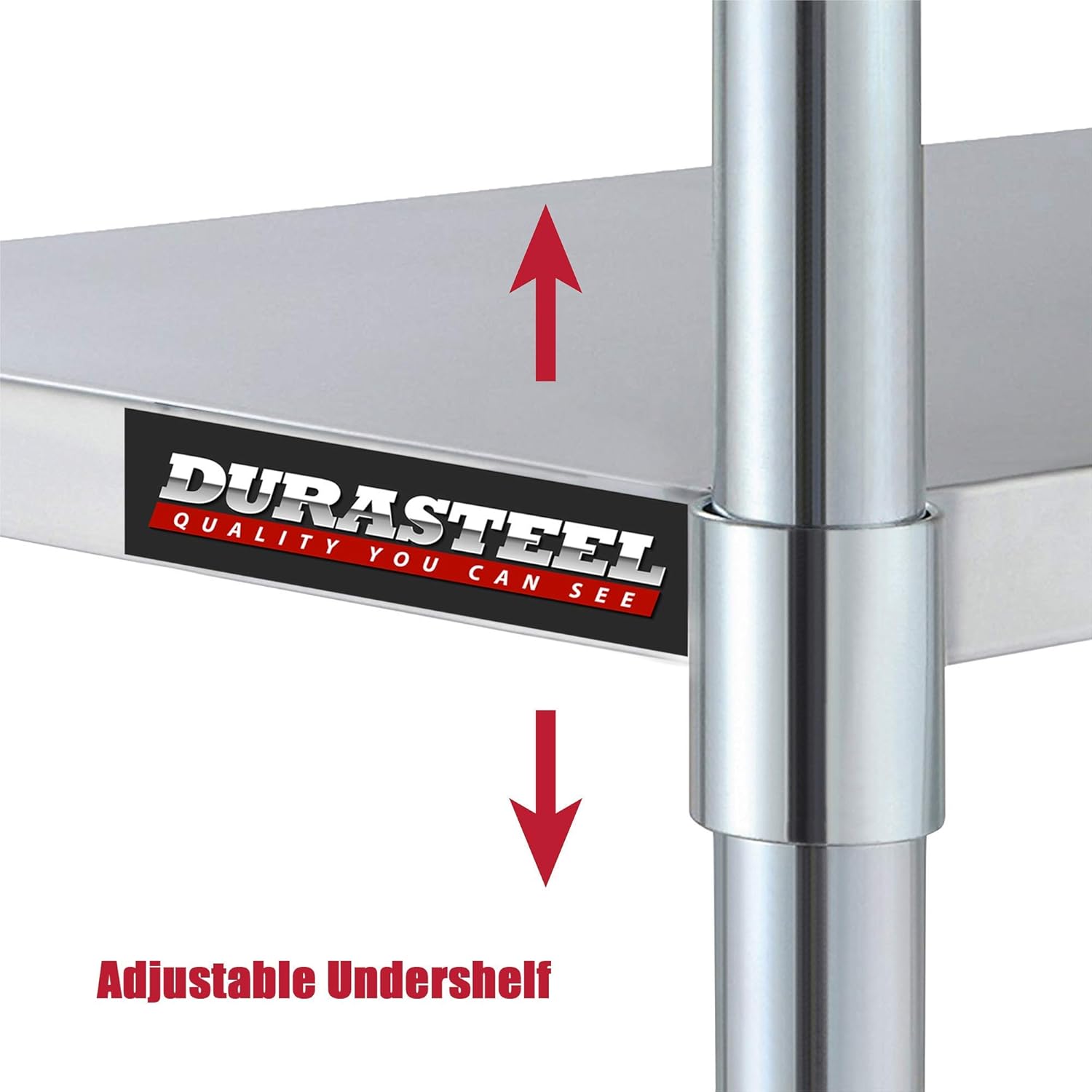 Stainless Steel 30 x 36 Inch Metal Workbench Cart with Caster Wheel K6671