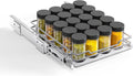 Pull Out Spice Rack Organizer, 9.5Wx10.2Dx2.8H, Heavy Duty 8 Single Slide Out U5888