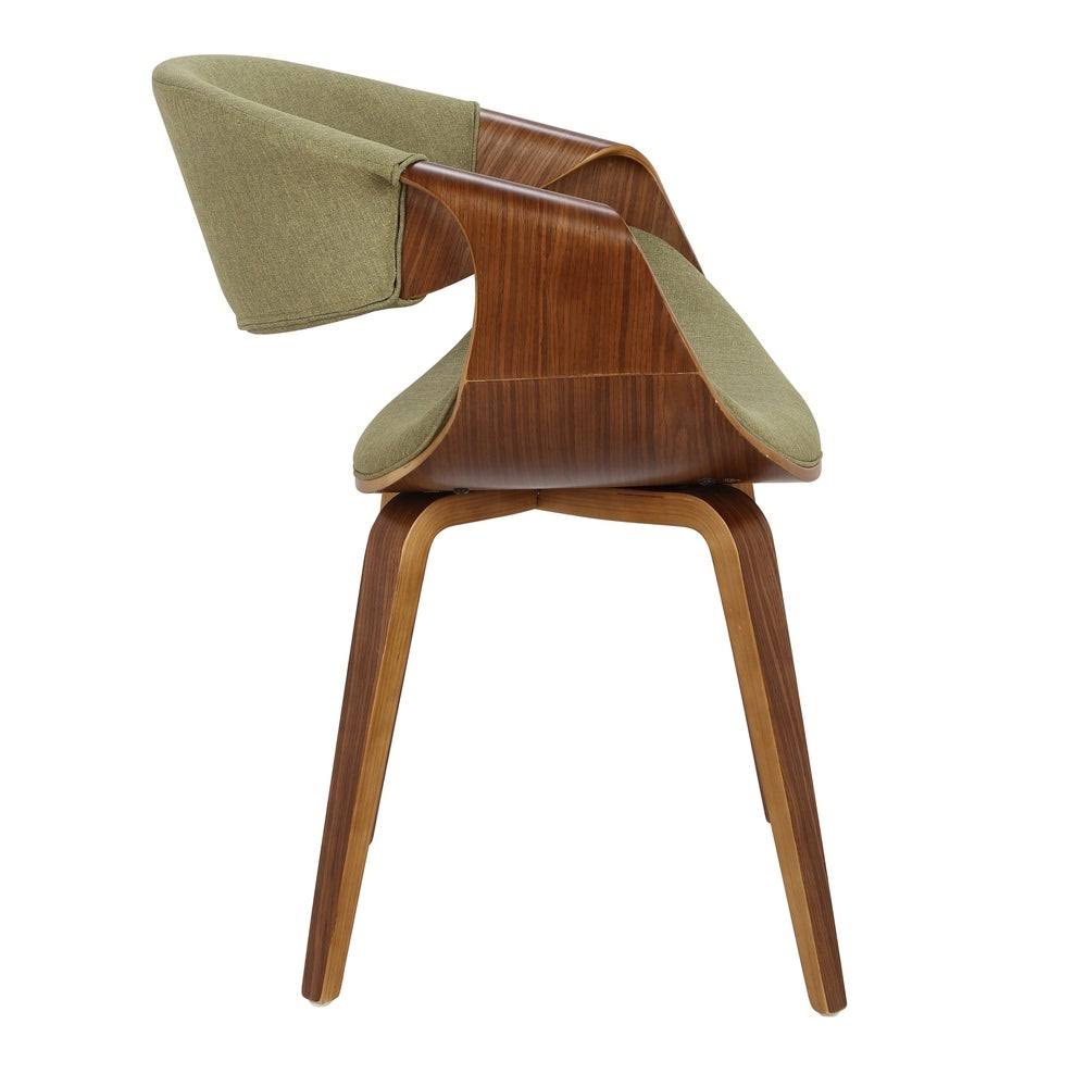 Grey Cross Frame Dining Accent Chair C63196
