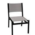 Pewter Finish Patio Dining Side Chair V185297