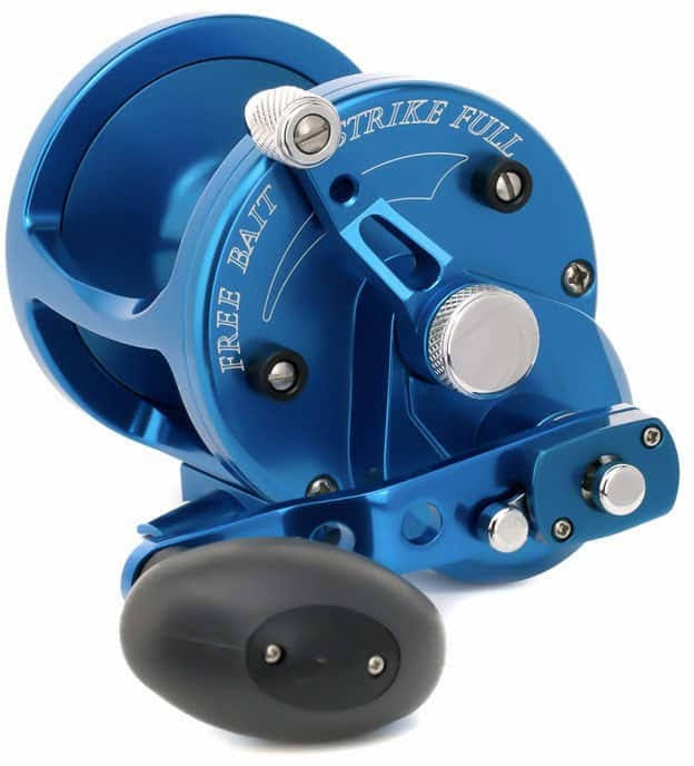 Blue 2-Speed Lever Drag Casting Reels W7017