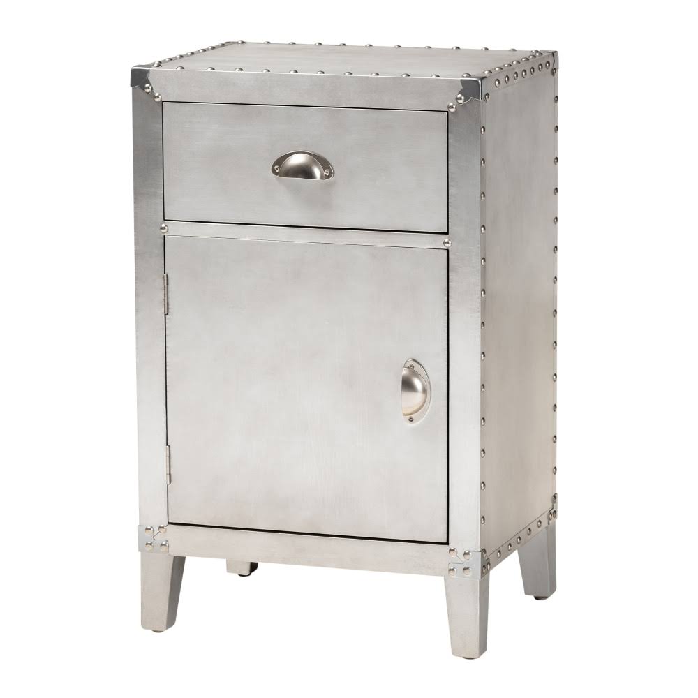 Silver Accent Storage Cabinet Y267915