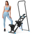 Compact Folding Vertical Climber Machine with Adjustable Handlebar & Pedals W835067