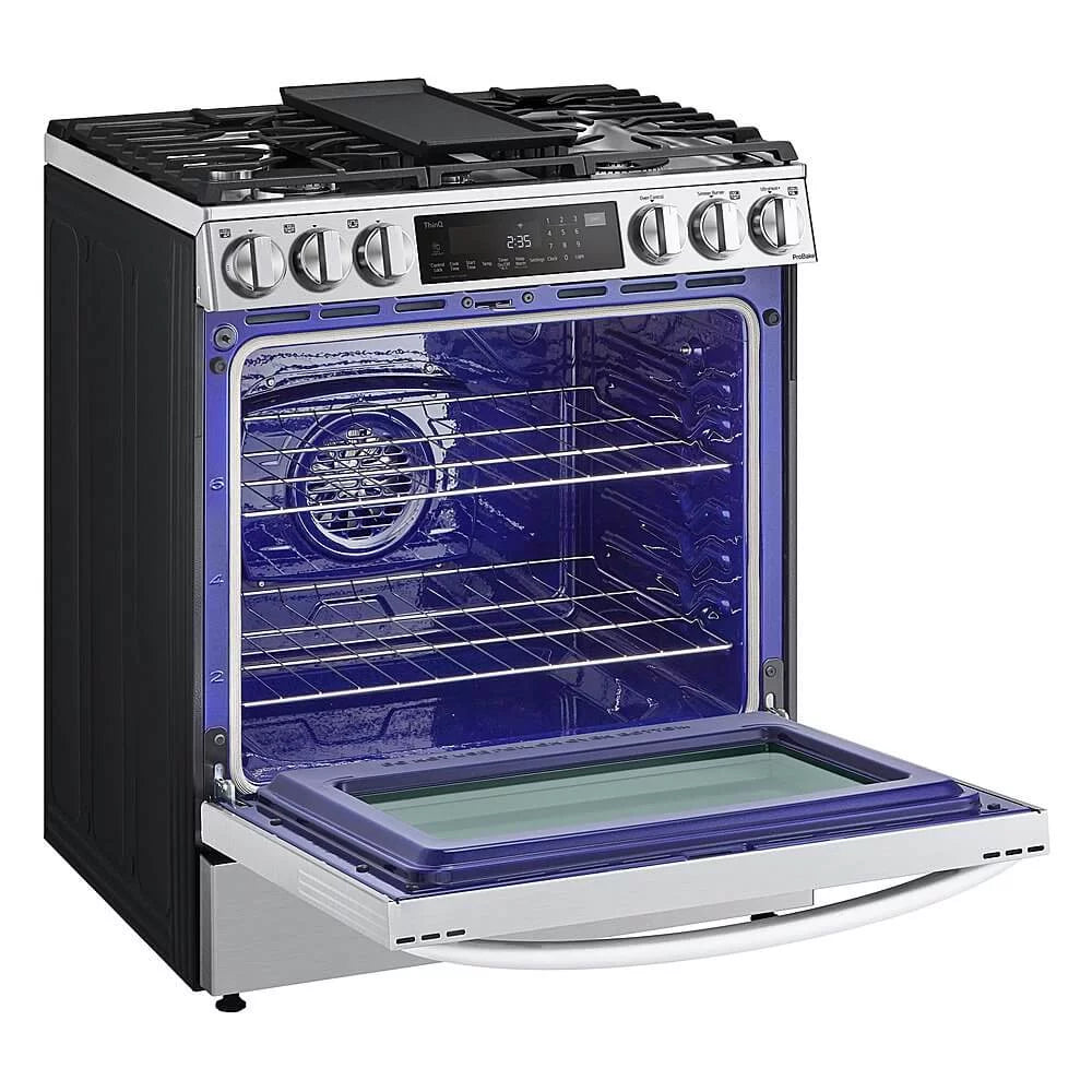 30" Wide 6.3 Cu. Ft. Slide In Dual Fuel Range - Stainless Steel R84178