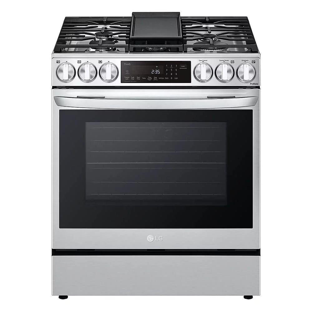 30" Wide 6.3 Cu. Ft. Slide In Dual Fuel Range - Stainless Steel R84178