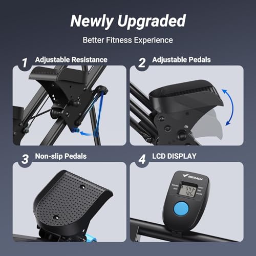 Compact Folding Vertical Climber Machine with Adjustable Handlebar & Pedals W835067