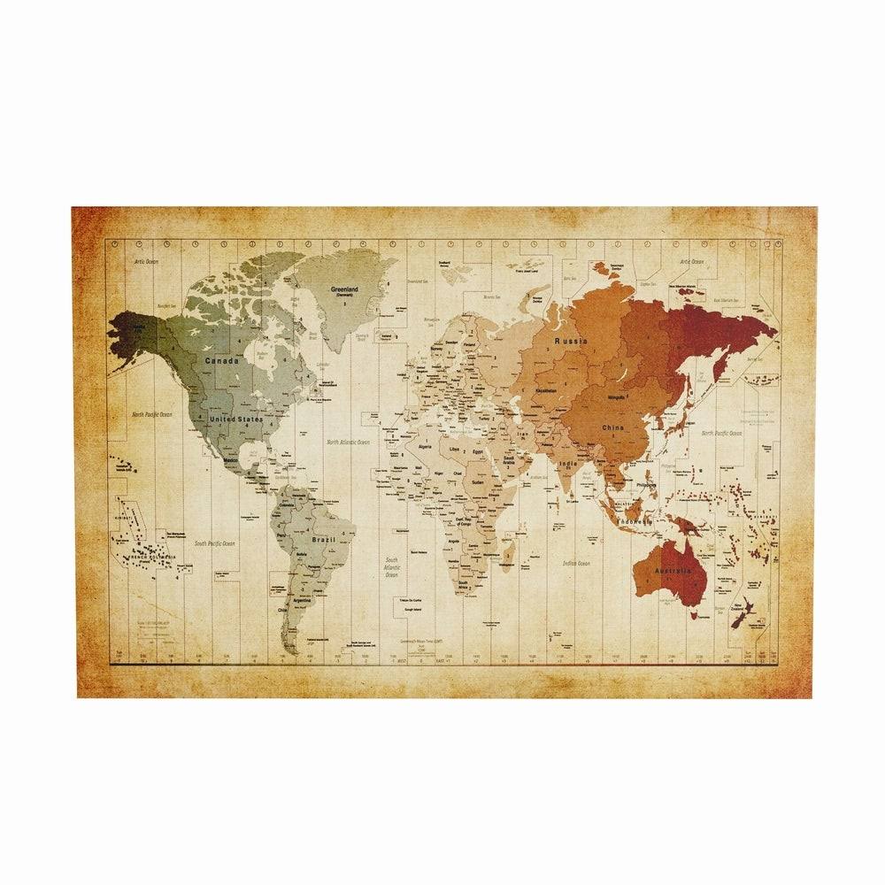 Map Canvas Art - 35 x 47 Z809