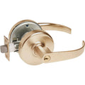 Commercial Panic Proof Grade 2 Keyed Entry Single Cylinder Lever Set with Satin Bronze Lever D974