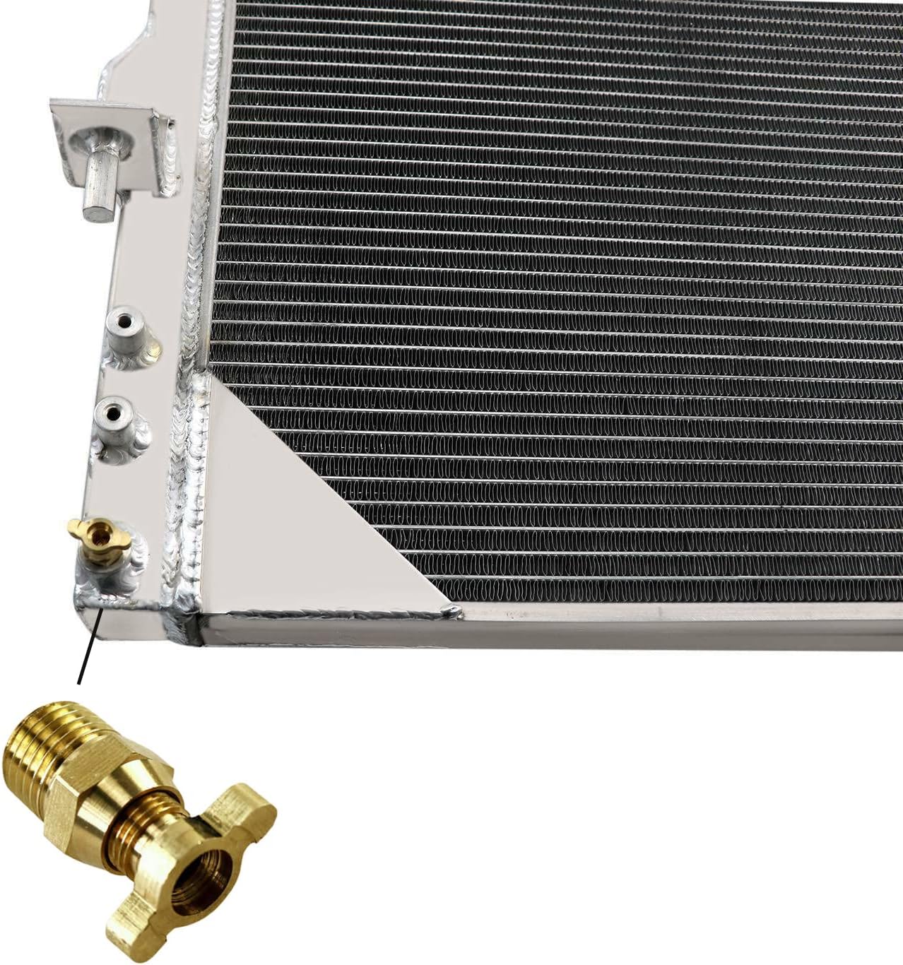 Full Aluminum Radiator for Jeep Wrangler JK V6 3.6L 3.8L C66019
