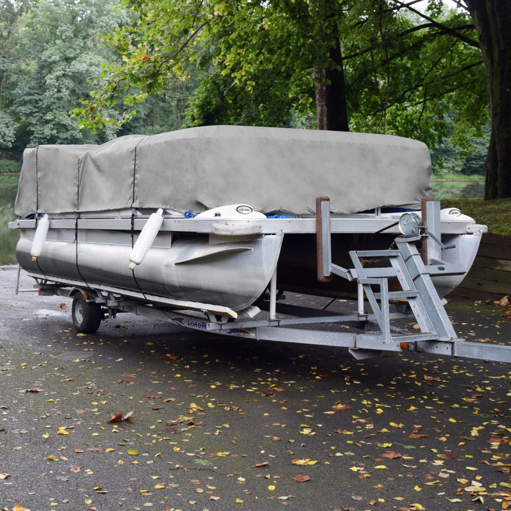 Gray 17' - 20' Long Pontoon Cover T43519