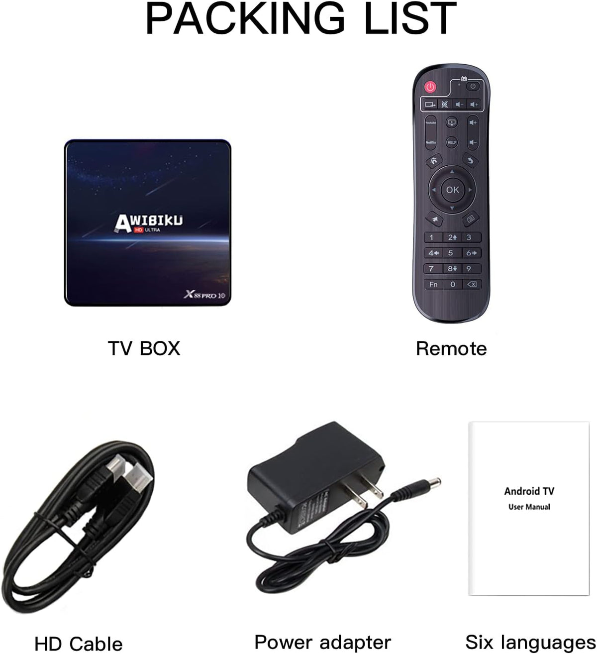 Android 11.0 TV Box 4GB RAM 32GB ROM Quad-core 4K Ultra HD with Bluetooth 4.1 Pack of 2 B9596