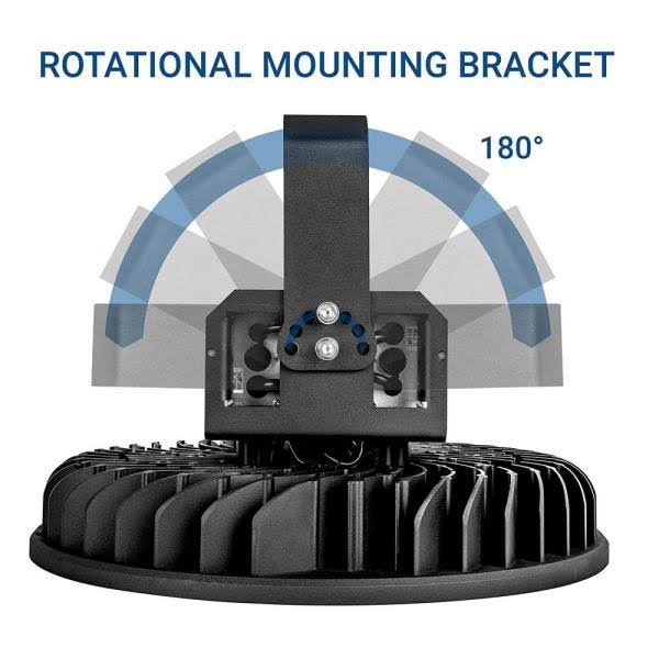 18 in. 2000-Watt Equivalent Integrated LED High Bay Light, 5000K M8093