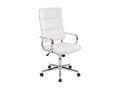 White High Back LeatherSoft Executive Swivel Office Chair G643315