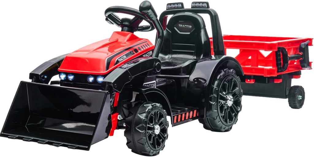 Red Ride on Car with Remote Control and Trailer R156317