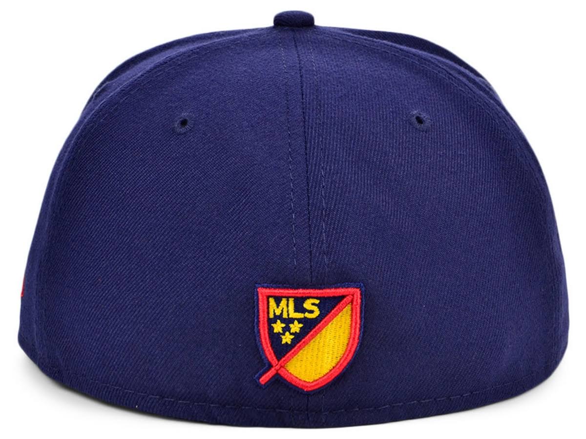 Navy Chicago Fire Fitted Hat P21036