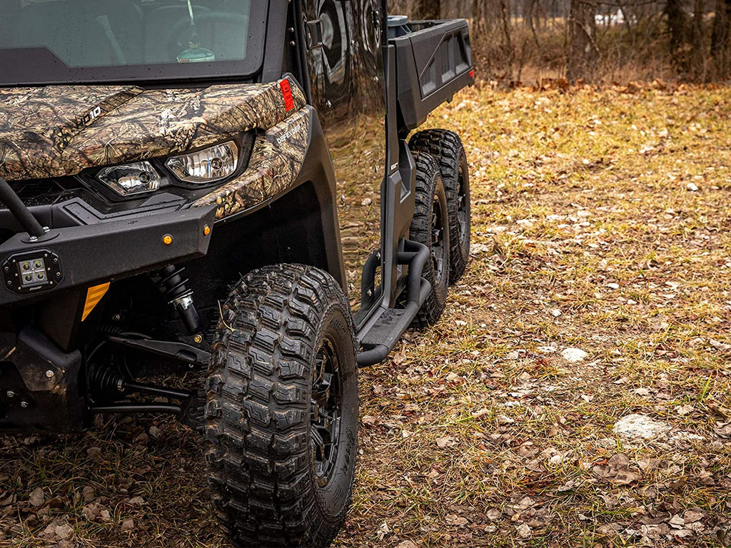 Black Nerf Bars with Steel Tubing A824